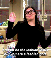 leiaskyswalker:“Like a Lesbian Jesus?” “I love that! Because I...