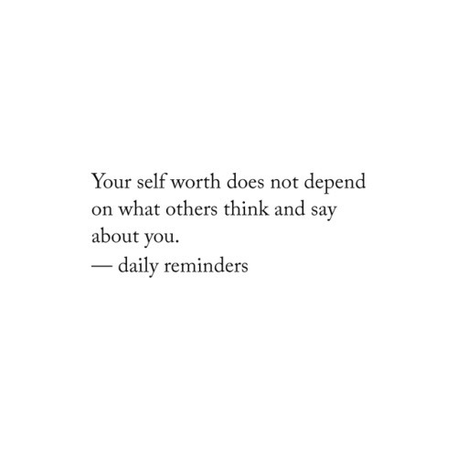 Self worth on Tumblr