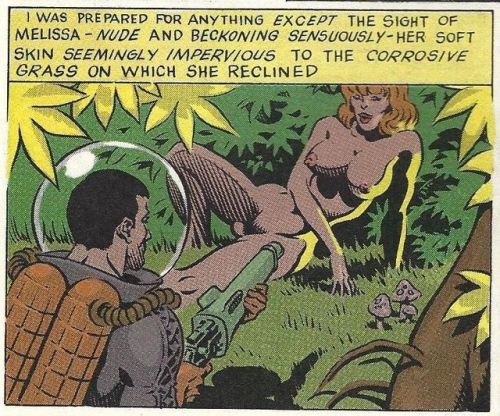 comicbooknudes - From Death Rattle vol. 2, #1, “Killer Planet”...