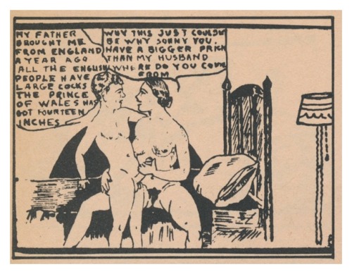 agracier - panel from a 1930s Tijuana Bible - Mrs. Wallace...