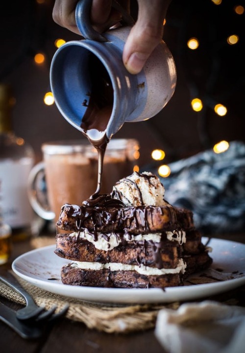 sweetoothgirl - Dairy Free Stuffed Hot Chocolate French Toast