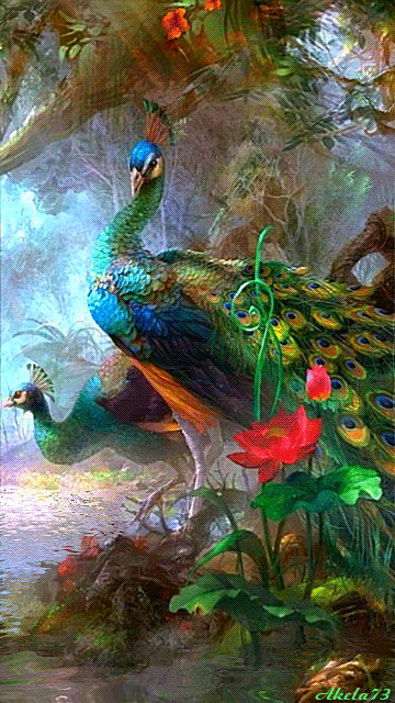 Dance of the Peacock. Trippy Hippy...