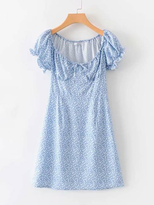 angelsfilth:Floral Frill Dress 18$ || Shirred Dress 22$