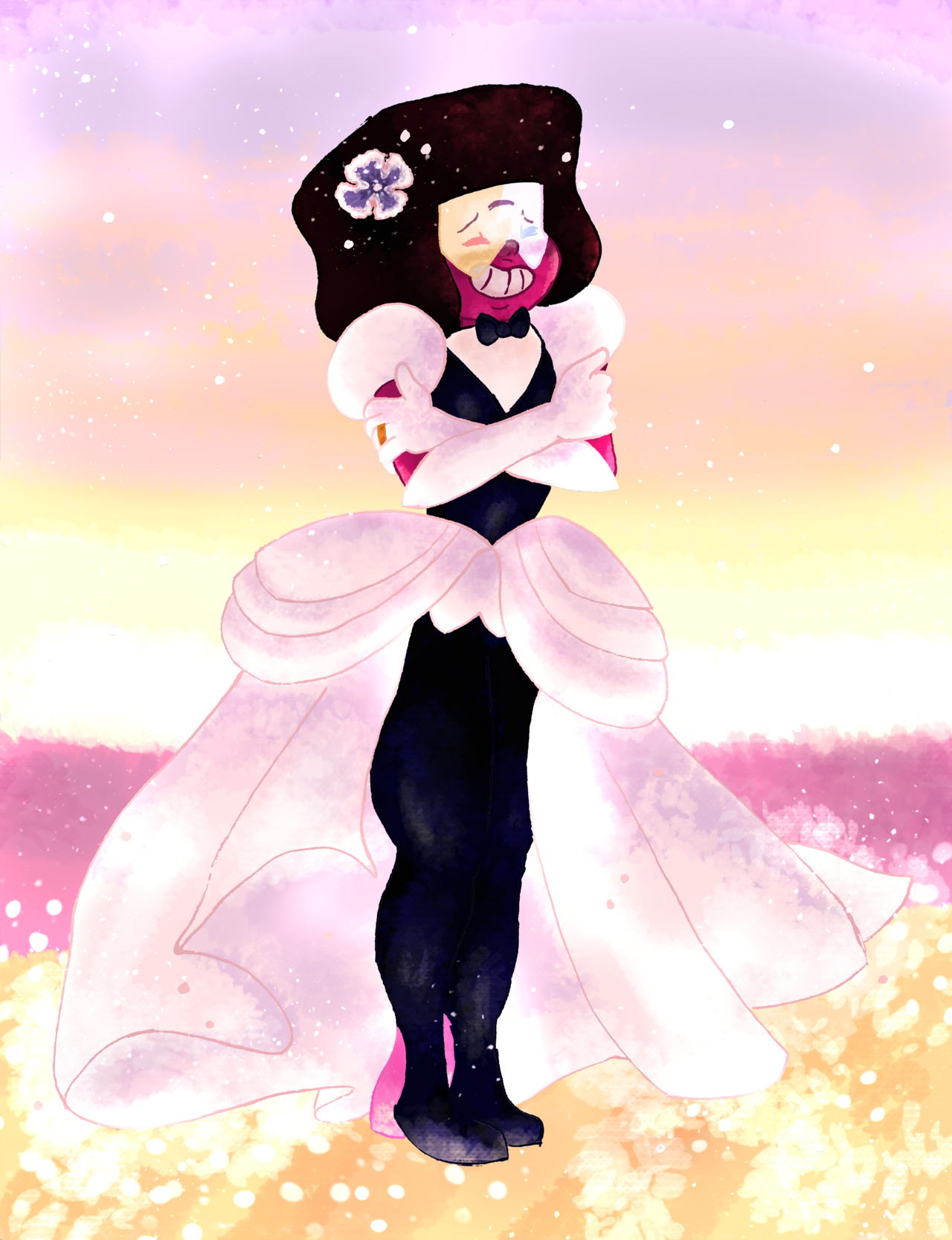Then by the power invested in me by the State of Delmarva… I now pronounce you: GARNET!🌟💜🌟