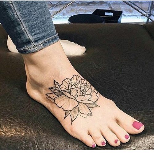 foot tattoo idea Tumblr