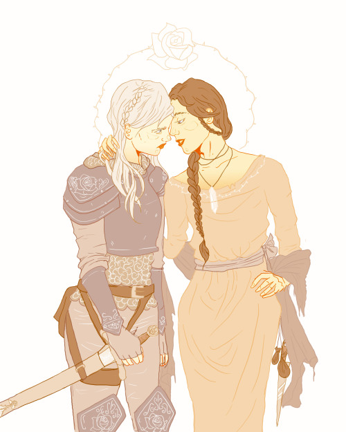 witchiestwitch:MORE MEDIEVAL FANTASY LESBIANS 