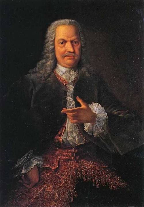 1741-1745 Georg Christoph Grooth - Portrait of Akinfiy Nikitich...