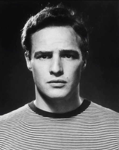 wehadfacesthen - Marlon Brando, 1949, photo by Philippe Halsmann