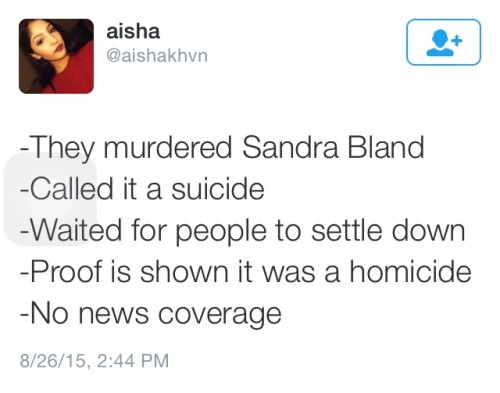 eccentric-nae - bananabreadeggos - bbyhijabi - #Sandra Bland RIP....