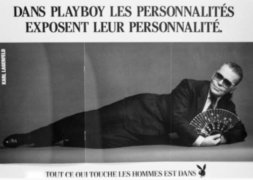 christopherbarnard - Karl Lagerfeld for Playboy, 1987