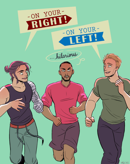 mechinaries - i imagine both steve and bucky like to come up with...