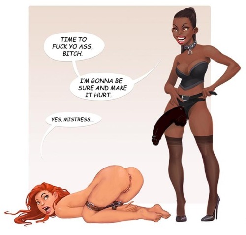 darkrecesses59 - Black Mistress anal training her submissive...