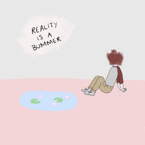 reality is a bummer ~ ~#art #graphicdesign #minimalistic...