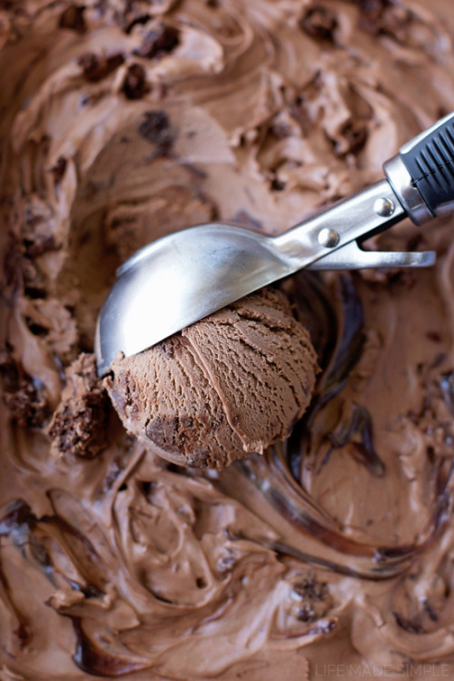 gaiasnavel - Brownie Fudge Swirl Ice Cream