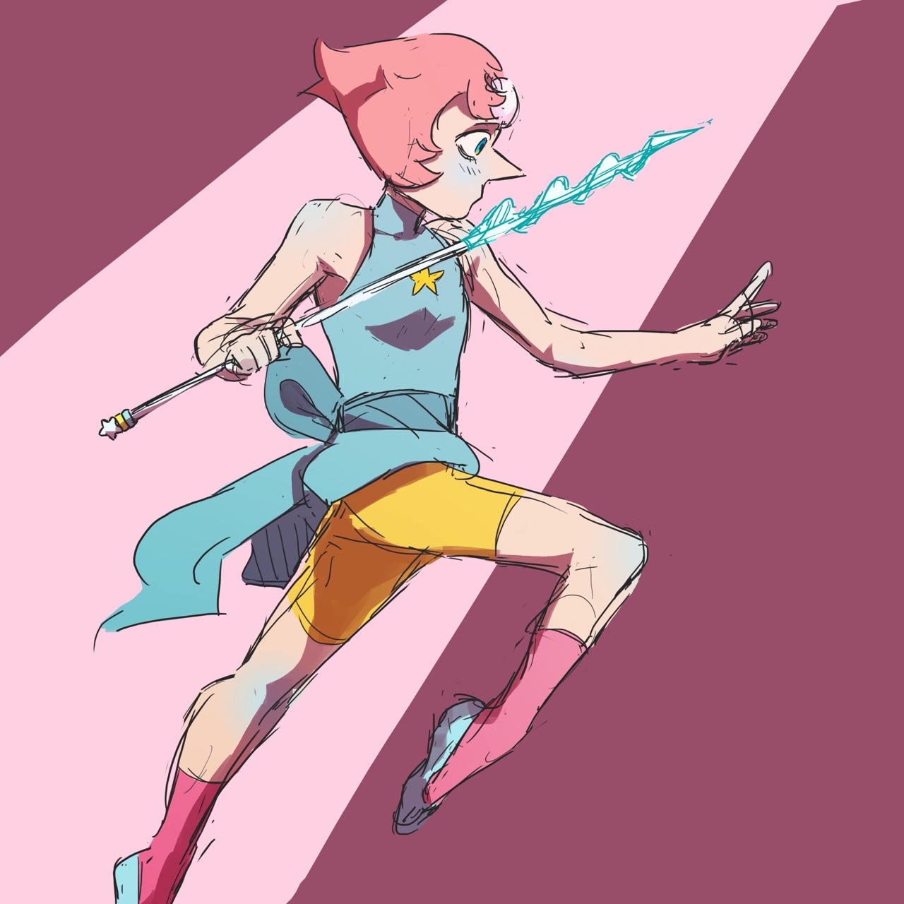 I draw pearl whenever I need some effortless grace in my life