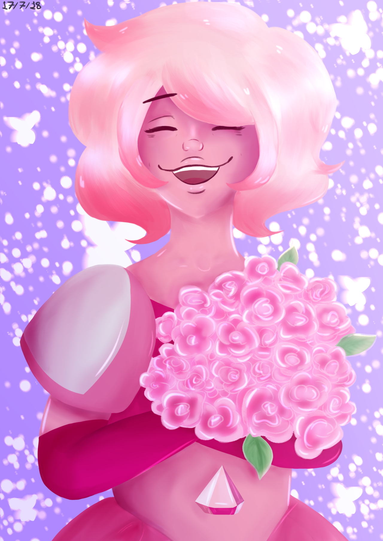 I love rose quartz Not to sure about painting though Speedpaint: HERE