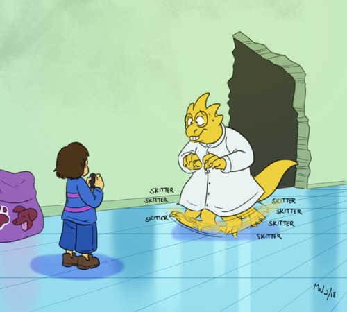 lynxgriffin - Please consider - Alphys being unable to get...