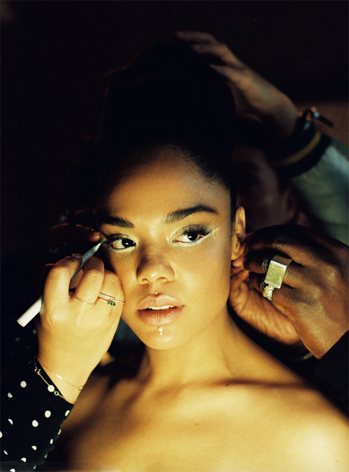 galsgadots - Tessa Thompson photographed while preparing for the...