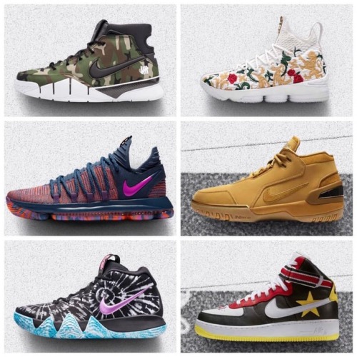 sneakerfilescom:Nike Unveils 2018 NBA All-Star Collection. See...