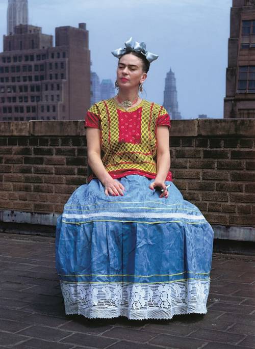 24hoursinthelifeofawoman - Frida Kahlo dress and cigarette in...