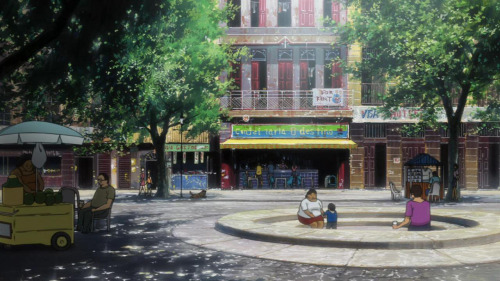 anime-backgrounds - Michiko to Hatchin. Produced by studio...