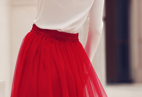 red skirt on Tumblr