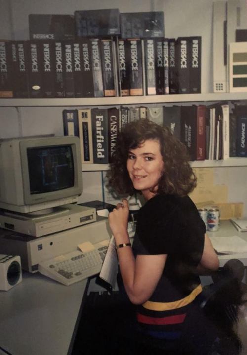 koney-scanlines - YOuNG LADy siTTinG iN Front Of whAT seems to Be...