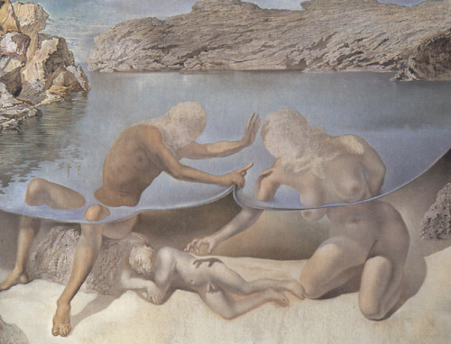 surrealism-love - Hercules Lifts the Skin of the Sea and Stops...