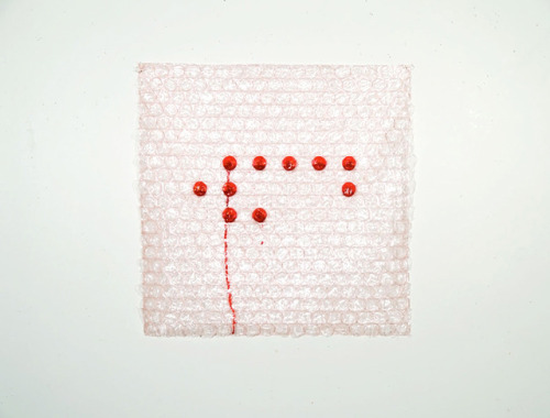 visual-poetry - »red blood sells (the language of war - wmd)« by...