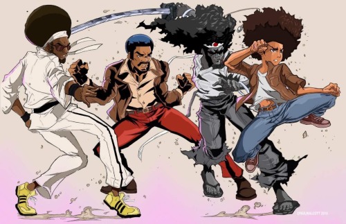 neonblak:mixbydirt:The Afro Teamgang gang