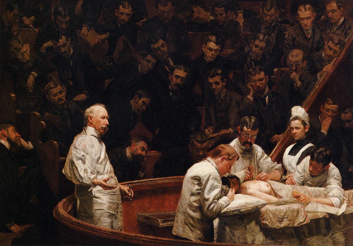 realism-love: “ The Agnew Clinic, 1889, Thomas Eakins Medium: oil, canvas”