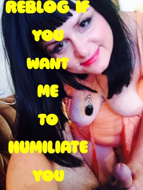 tootiny2pleasure - chastity-queen - I want to!Please do. I would...