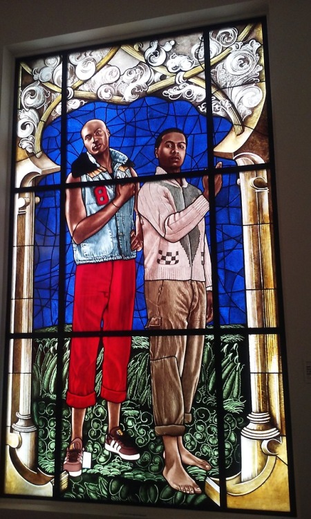 Photos of the Kehinde Wiley exhibit at the Toledo Museum of Art...