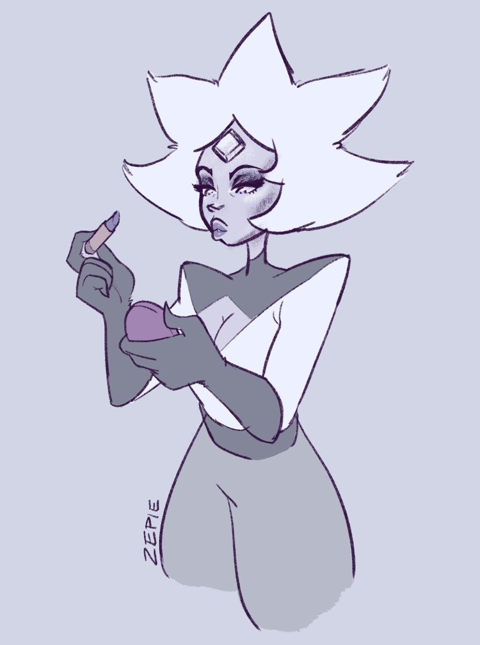 Headcanon that white diamond is a bad bitch who skipped pink diamond’s trial cause her nails weren’t 1000% on point and she’s voiced by beyoncé