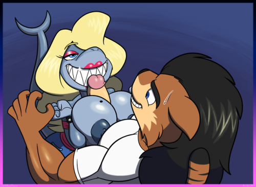 darkmoontoons - [YCH] “Watch the teeth!”Right here is the YCH...
