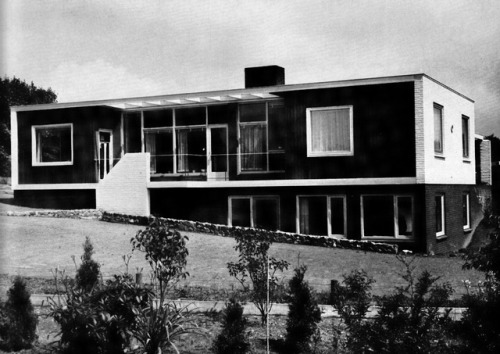 germanpostwarmodern - Bungalow (1950s) in Velp, the Netherlands,...