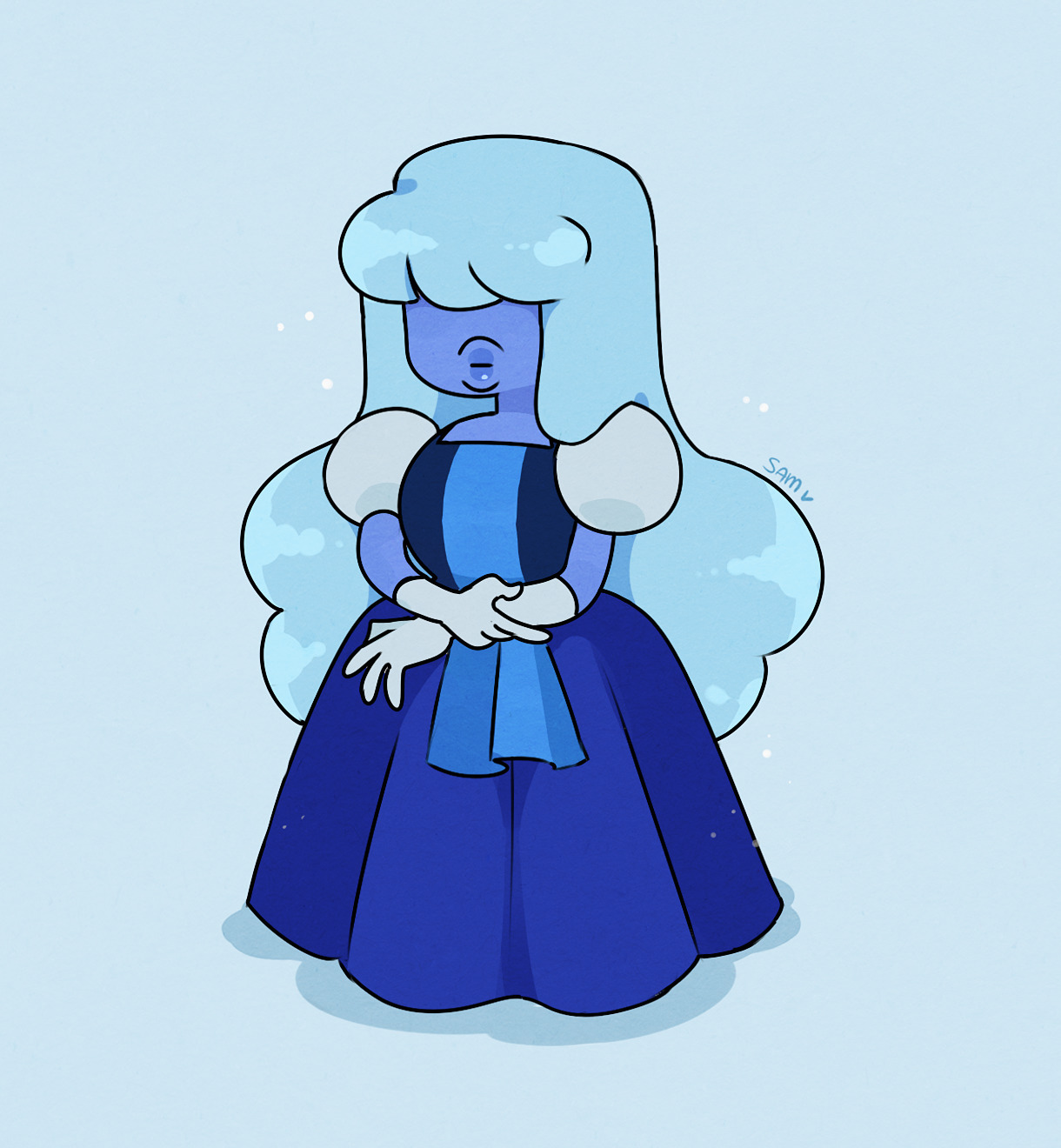 Sapphire doodle