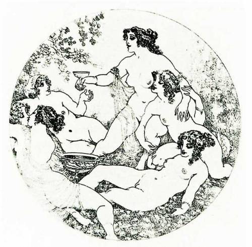 pleasuresoftheduke - A Homage to Sappho | Norman Lindsay (C.1928)
