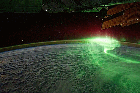 astronomyblog - This gorgeous view of the aurora was taken...