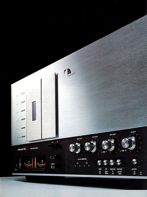 retroaudiophiledesigns - Nakamichi 1977This makes me want to...