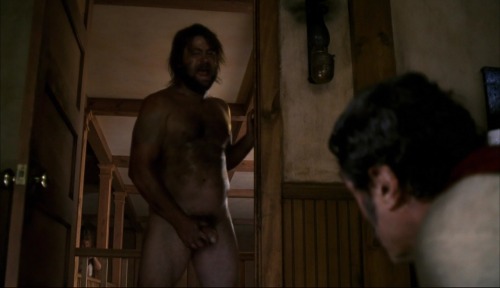 nudialcinema - Nick Offerman nudo in “Deadwood” (ep. 1x02, Deep...