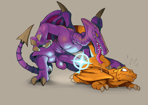 daftpatriot:Ridley using his special stab attack.