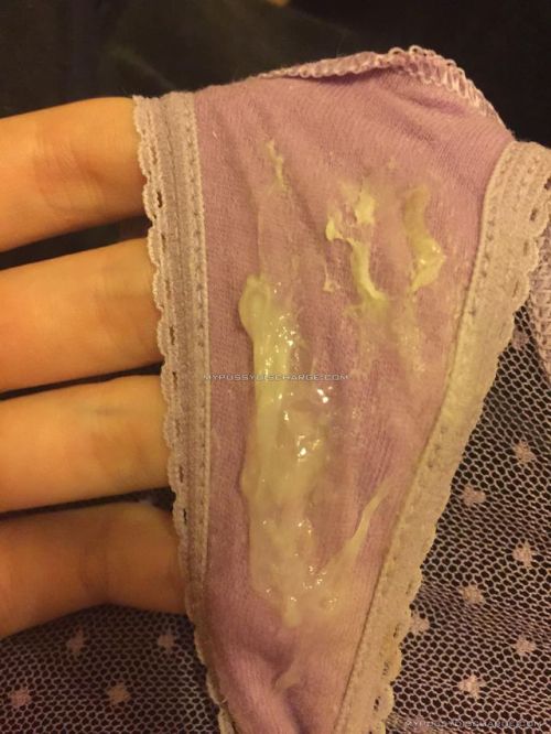 mypussydischarge - Creamy dirty panty with fertile sticky grool...