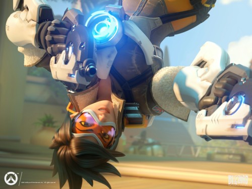 I preordered overwatch and my favourite character is Tracer....