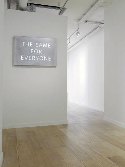 visual-poetry - »the same for everyone« by nathan coley (+)