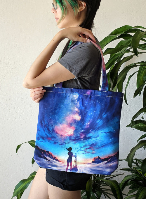 yuumei-art - The sold out whale constellation tote bags are back...