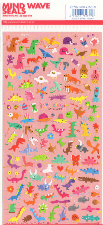 littlealienproducts - Cute Dinosaur Stickers frommautio