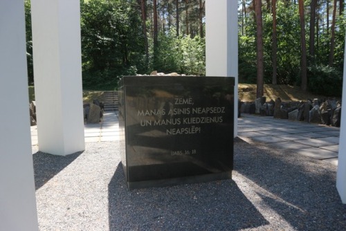 congenitaldisease - A memorial in Biķernieki Forest, Latvia, where...
