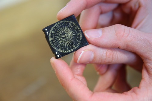 hotkeybooks - A miniature book with celestial maps on the inside...