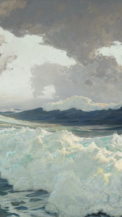detailedart:Details: Mid Ocean and The Ocean, ca. 1900, by...